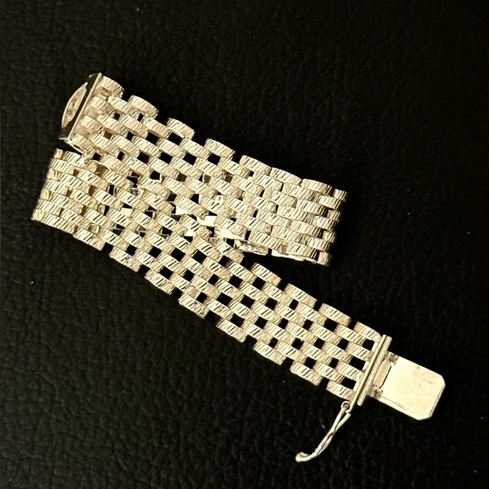 .925 Sterling Silver Milor Italian link Bracelet